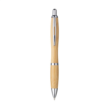 Logo trade promotional merchandise image of: Athos Bamboo pen