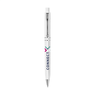 Logo trade corporate gifts image of: Stilolinea Raja Chrome Recycled pen