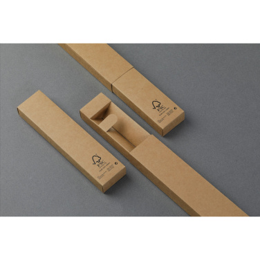 Logo trade business gift photo of: Gift Box Kraft Paper gift packaging