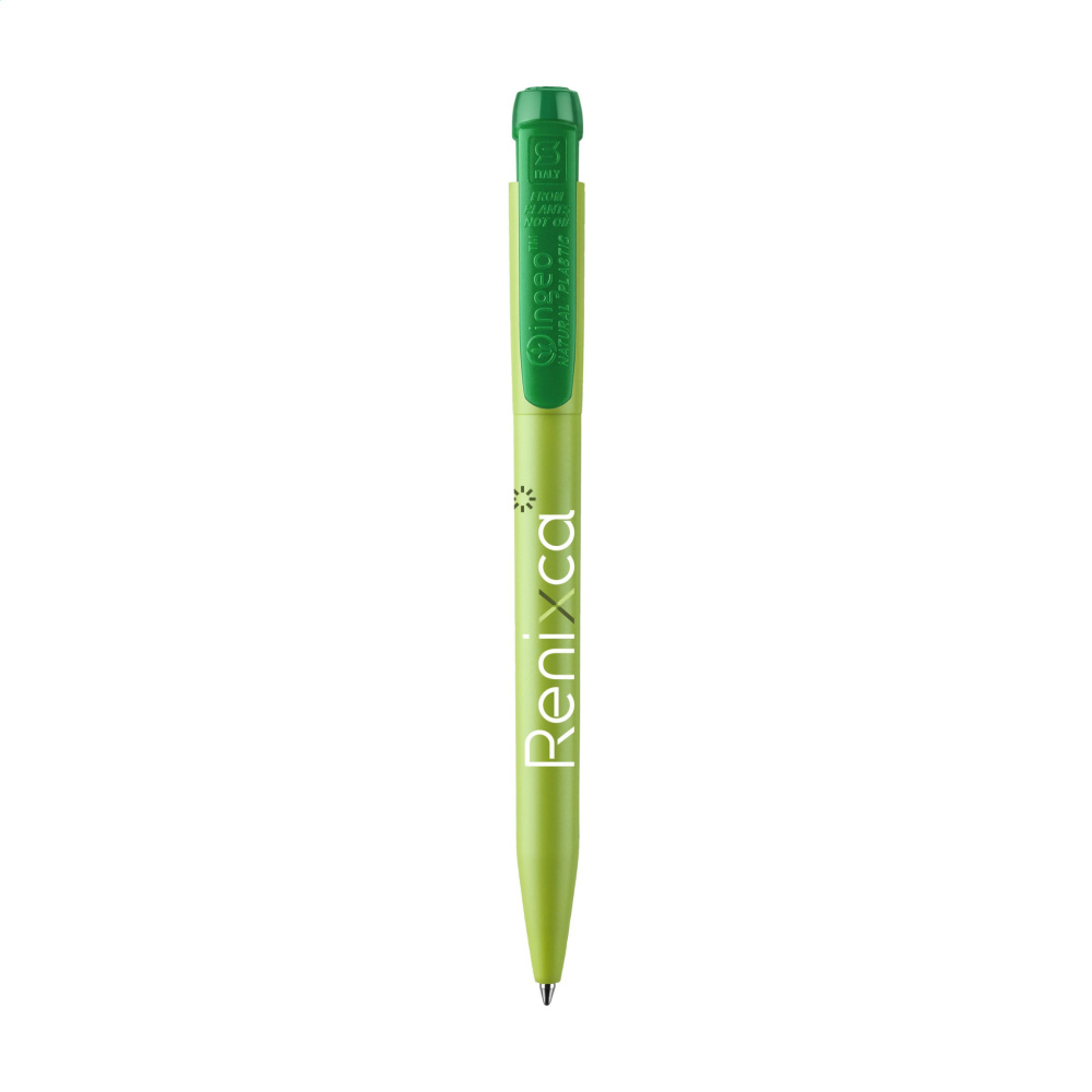 Logo trade promotional gift photo of: Stilolinea Ingeo Pen Green Office