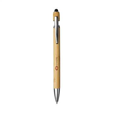 Logo trade business gifts image of: Luca Touch Bamboo stylus pen