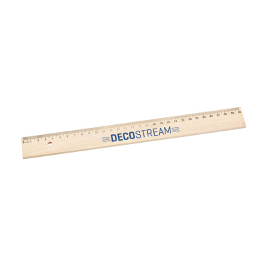 Logo trade promotional giveaways picture of: WoodRuler