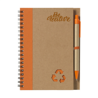 Logo trade promotional products image of: Recycle Note-L Paper notebook