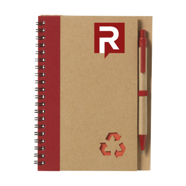 Logotrade promotional product image of: Recycle Note-L Paper notebook