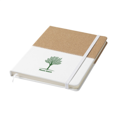 Logo trade promotional items picture of: Journal Cork Paper Notebook