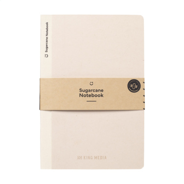 Logo trade corporate gifts picture of: Sugarcane Paper Notebook A5