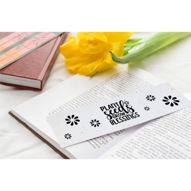 Logo trade advertising product photo of: Seed Paper Bookmark