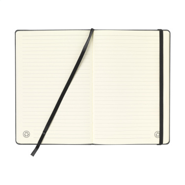 Logo trade business gift photo of: Montana Recycled Leather Paper Notebook A5