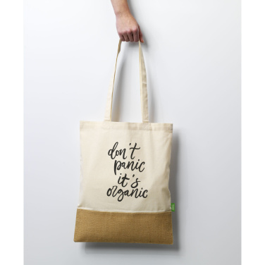 Logotrade promotional merchandise image of: Combi Organic Shopper (160 g/m²) bag