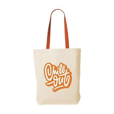 Logo trade promotional items image of: Canvas Shoppy Colour (220 g/m²) bag