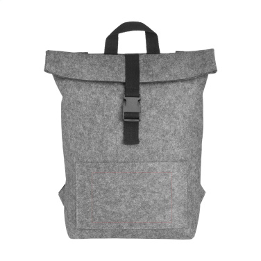 Logo trade promotional giveaways image of: Nolan GRS RPET Felt backpack