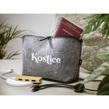 Logotrade promotional giveaway image of: SmartBag GRS RPET Felt accessory bag