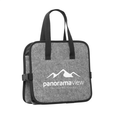 Logo trade business gift photo of: Trunk GRS RPET Felt Organiser Cooler bag