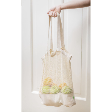 Logotrade promotional giveaways photo of: Natura Organic Mesh Shopper (180 g/m²) shopping bag