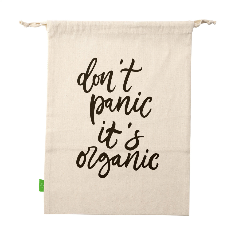 Logo trade promotional giveaways picture of: Natura Organic GOTS Mesh Bag (120 g/m²) fruit bag