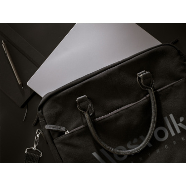 Logo trade promotional products picture of: Denver Recycled Canvas 15.6-inch laptop bag