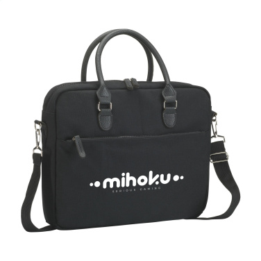 Logo trade advertising products image of: Denver Recycled Canvas 15.6-inch laptop bag