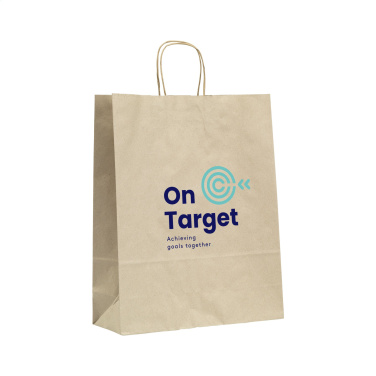 Logo trade promotional giveaway photo of: Leaf It Bag recycled grass paper (90 g/m²) M