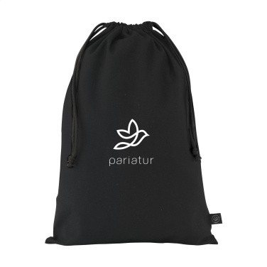 Logo trade promotional products image of: Gift Pouch GRS Recycled Cotton (150 g/m²) L