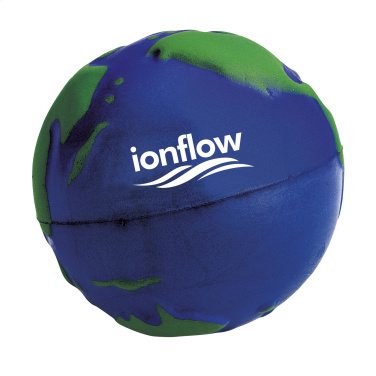 Logo trade business gift photo of: StressGlobe Ø 6.5cm stressball