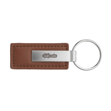 Logotrade advertising products photo of: LeatherKey keyring