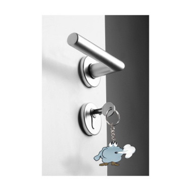 Logo trade business gifts image of: CustomMade Keyring