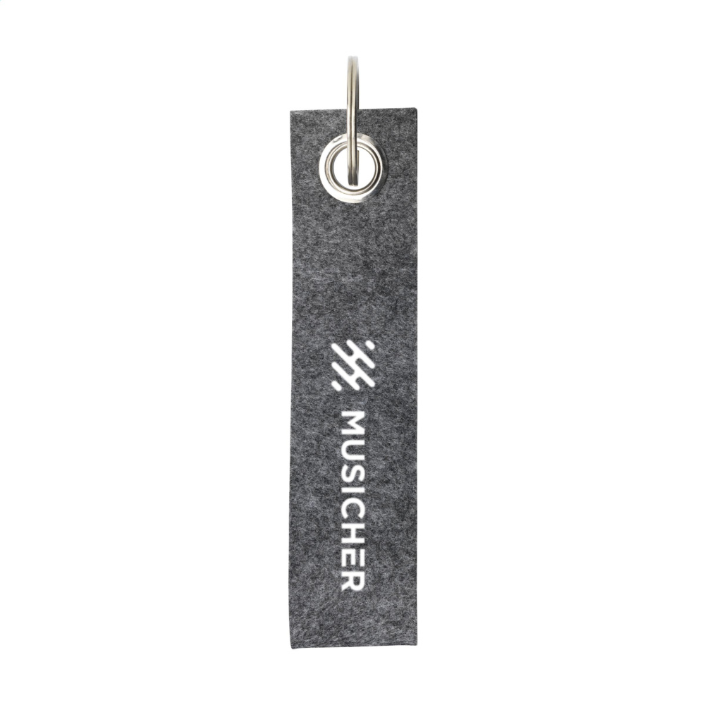 Logo trade corporate gifts picture of: GRS RPET Felt Keyring