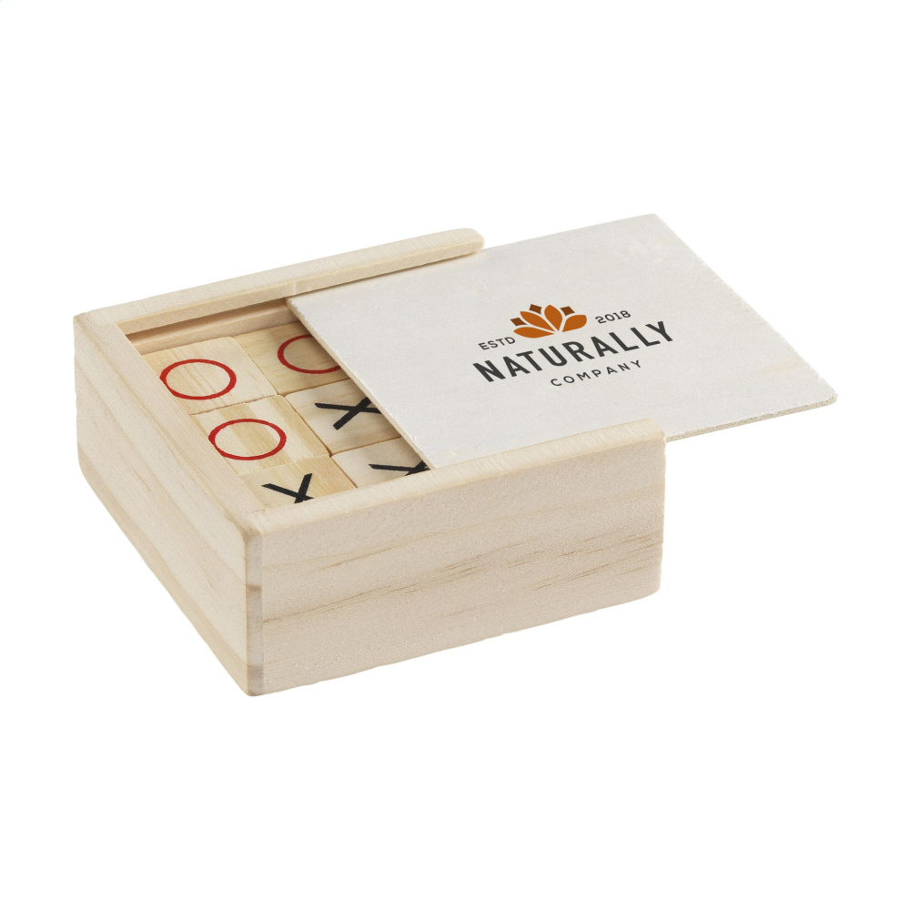 Logotrade promotional merchandise picture of: Tic Tac Toe Game Bamboo