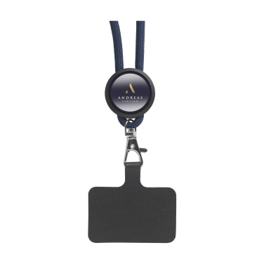 Logo trade promotional merchandise picture of: Lace Lanyard GRS RPET 5 mm keycord