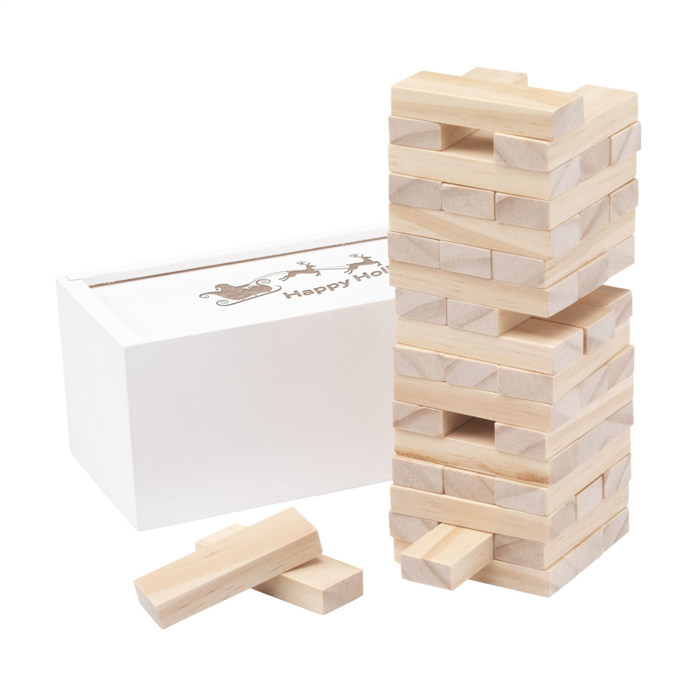 Logotrade advertising products photo of: Tower Game Deluxe X-Mas