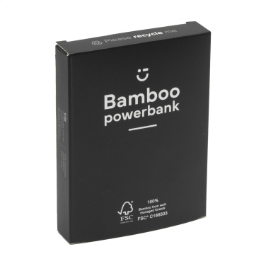 Logotrade promotional product picture of: Bamboo 4000 Powerbank external charger