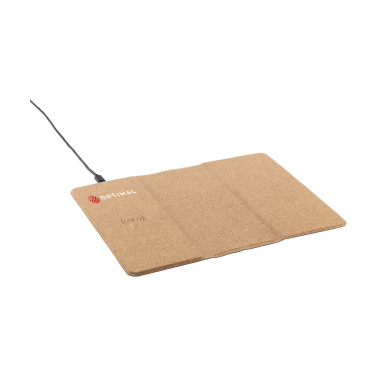 Logo trade promotional product photo of: Cork Wireless Charging Mousepad