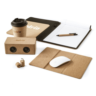 Logotrade business gift image of: Cork Wireless Charging Mousepad