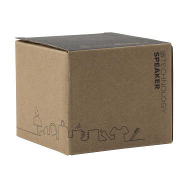 Logo trade promotional merchandise picture of: Wave Bamboo Wireless Speaker