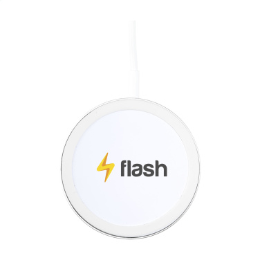Logo trade promotional gifts picture of: Force MagSafe 10W Recycled Wireless Charger