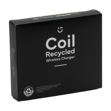 Logotrade promotional product image of: Coil RCS Recycled Wireless Charger