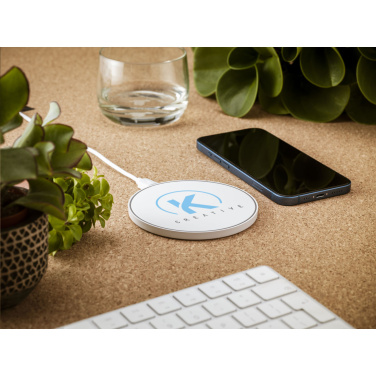 Logotrade advertising product picture of: Coil RCS Recycled Wireless Charger
