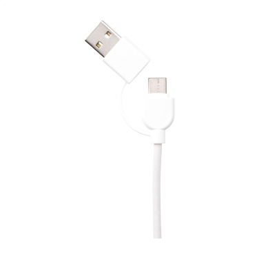 Logo trade corporate gifts picture of: Charging Cable RCS Recycled ABS-TPE