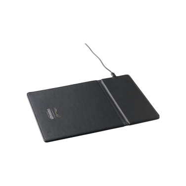 Logo trade promotional giveaways picture of: RCS Recycled Wireless Charging Mousepad