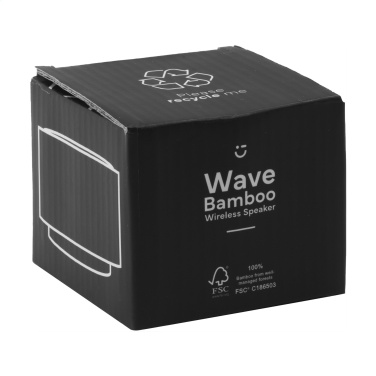 Logotrade promotional merchandise image of: Wave Bamboo Wireless Speaker