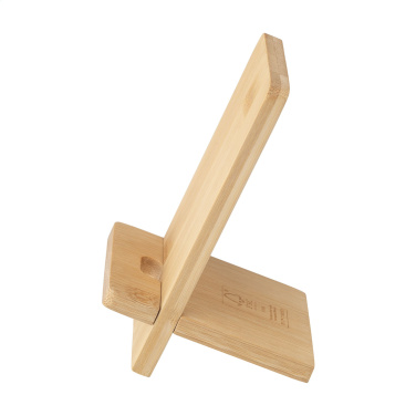 Logo trade business gift photo of: Miyo Bamboo Phone Stand