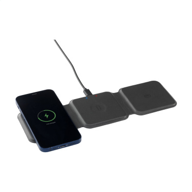 Logotrade promotional items photo of: TriCharge RCS  Recycled PU Wireless Charger