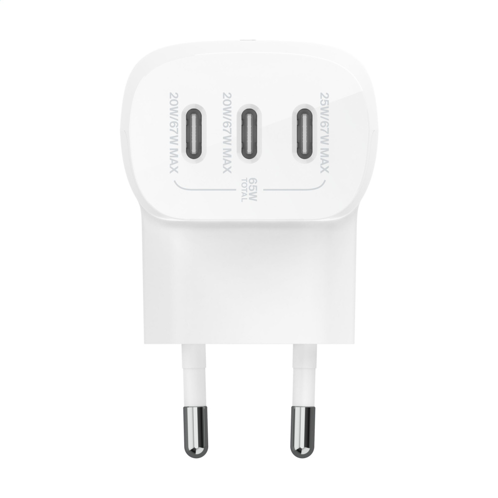 Logo trade promotional product photo of: Belkin BoostCharge 3-Port Wall Charger