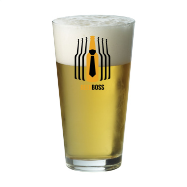 Logo trade business gifts image of: Beer Glass 340 ml