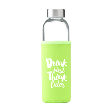 Logotrade advertising product image of: Senga Glass 500 ml drinking bottle