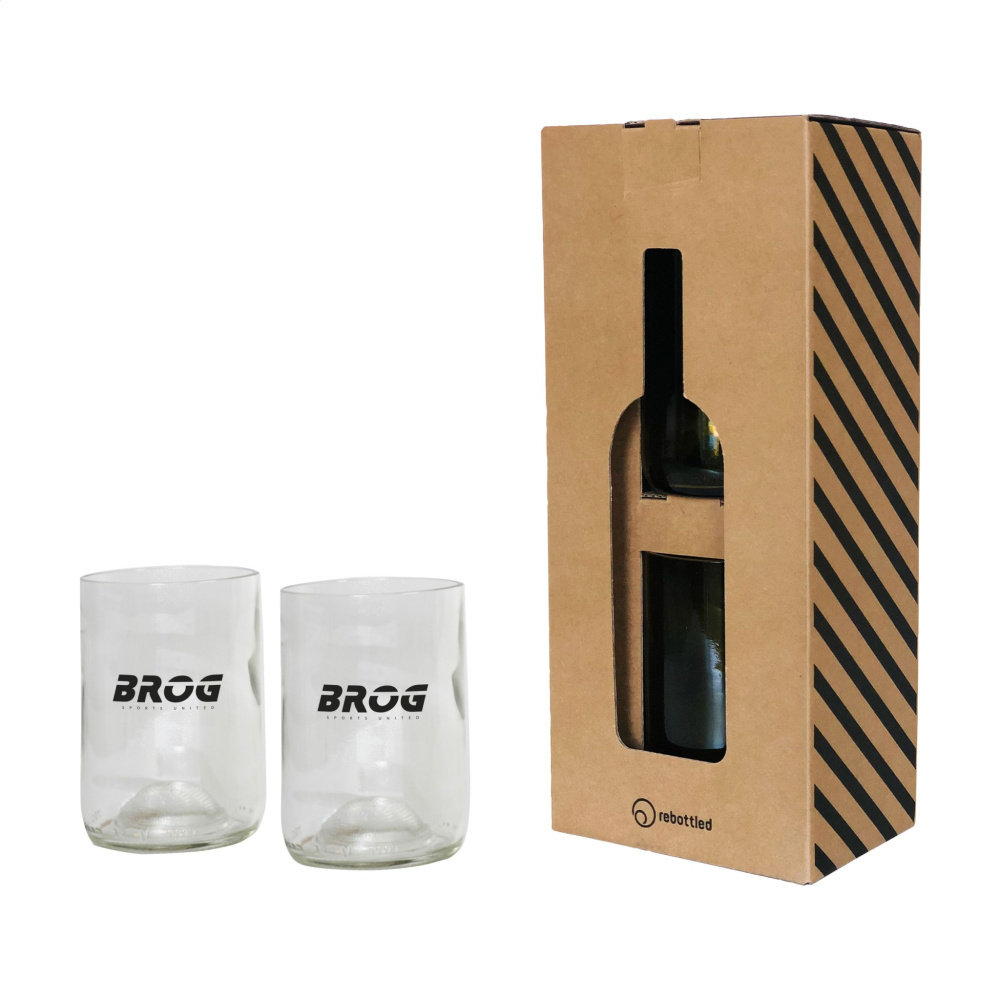 Logotrade promotional giveaways photo of: Rebottled® Tumbler 2-pack drinking glass