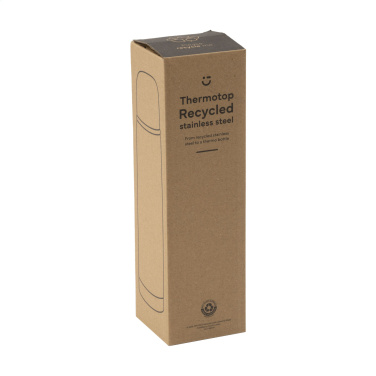 Logo trade corporate gift photo of: Thermotop Midi RCS Recycled Steel 500 ml thermo bottle