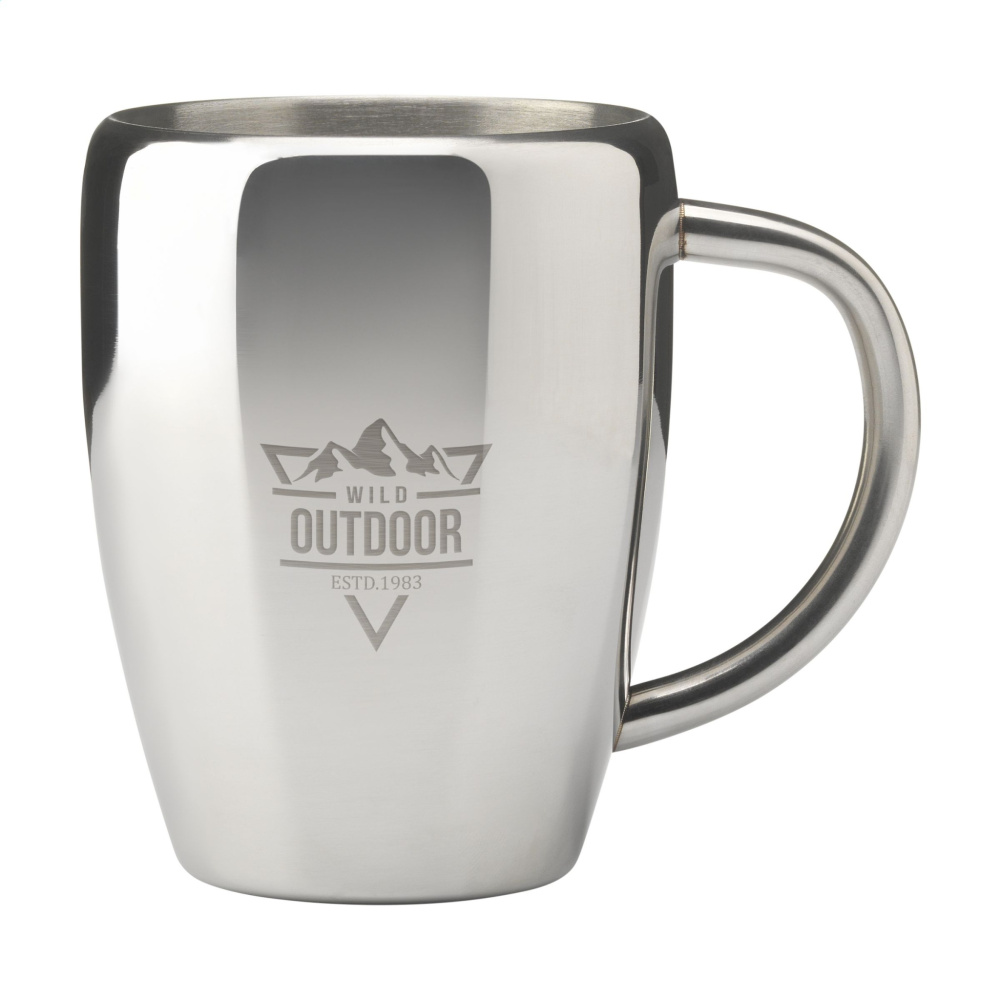 Logo trade promotional gifts image of: SteelMug RCS Recycled Steel 220 ml