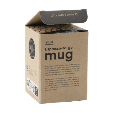 Logotrade promotional items photo of: Espresso-to-Go Mug RCS Recycled Steel 170 ml