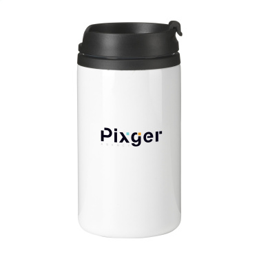 Logo trade promotional merchandise image of: Thermo Can RCS Recycled Steel 300 ml thermo cup